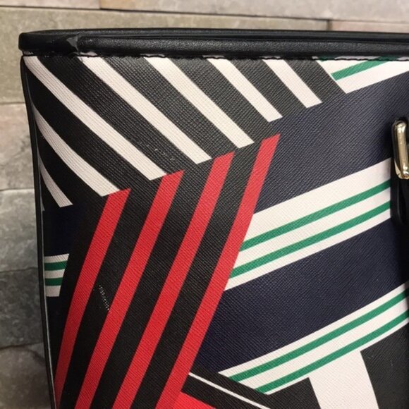 Trina Turk Geo Striped PVC Tote - Picture 11 of 16